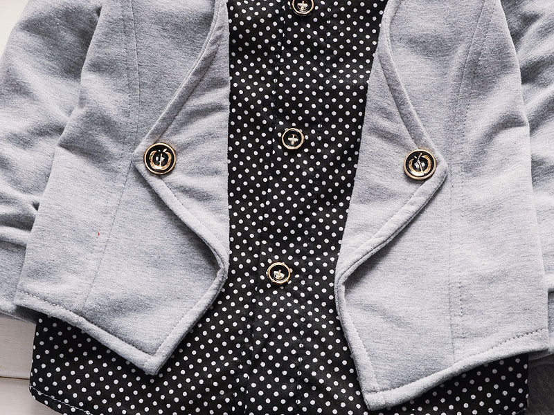 New Design Toddler Boys Casual Suit Set Boys Clothes Set