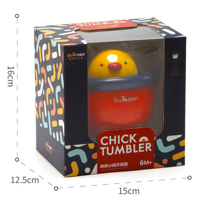Little Cute Chicken Tumbler Music Bells Infants Educational